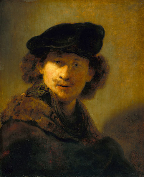 Rembrandt Peale Self Portrait with Velvet Beret